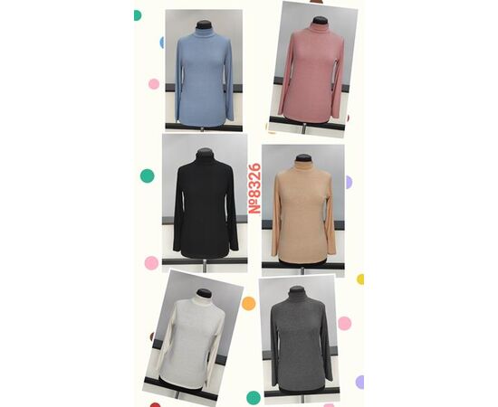 Гольф жіночий 8326 mix р.3XL-6XL "Desselil" недорого оптом від прямого постачальника Гольф жіночий 8326 mix р.3XL-6XL "Desselil" недорого оптом від прямого постачальника