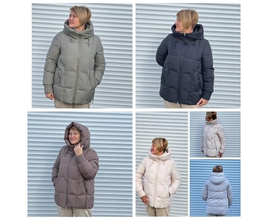 Куртка женская зимняя 8825 beige р.46-56 "DKNSEL" недорого оптом от прямого поставщика Фотография Куртка женская зимняя 8825 beige р.46-56 "DKNSEL" недорого оптом от прямого поставщика