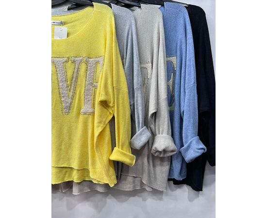 Свитер женский E677 l.grey р.50-54 "Emsweekis" недорого оптом от прямого поставщика Фотография Свитер женский E677 l.grey р.50-54 "Emsweekis" недорого оптом от прямого поставщика