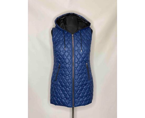 Жилетка женская K158 blue р.50-60 "Kirgiz" недорого оптом от прямого поставщика Фотография Жилетка женская K158 blue р.50-60 "Kirgiz" недорого оптом от прямого поставщика
