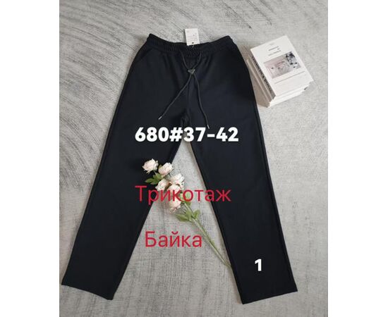 Штаны спортивные женские тёплые 680-1 black р.37-42 "Leen" недорого оптом от прямого поставщика Фотография Штаны спортивные женские тёплые 680-1 black р.37-42 "Leen" недорого оптом от прямого поставщика