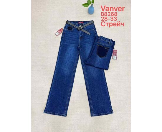 Джинси жіночі B8268 blue р.28-33 "Vanver" недорого оптом від прямого постачальника Джинси жіночі B8268 blue р.28-33 "Vanver" недорого оптом від прямого постачальника