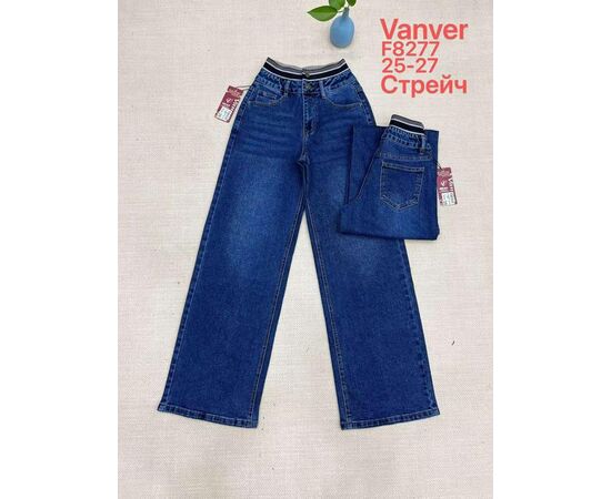 Джинсы женские F8277 blue р.25-27 "Vanver" недорого оптом от прямого поставщика Фотография Джинсы женские F8277 blue р.25-27 "Vanver" недорого оптом от прямого поставщика