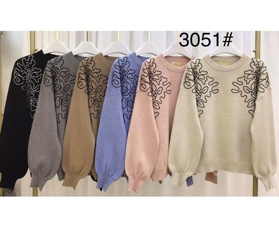 Свитер женский 3051 mix р.50-52 "PALMIRA" недорого оптом от прямого поставщика Фотография Свитер женский 3051 mix р.50-52 "PALMIRA" недорого оптом от прямого поставщика