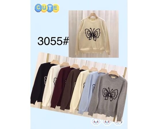 Свитер женский 3055 mix р.48-52 "PALMIRA" недорого оптом от прямого поставщика Фотография Свитер женский 3055 mix р.48-52 "PALMIRA" недорого оптом от прямого поставщика