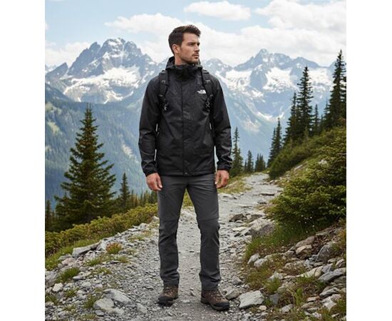 Ветровка мужская 6705 black р.M-3XL "MACCALI" недорого оптом от прямого поставщика Фотография Ветровка мужская 6705 black р.M-3XL "MACCALI" недорого оптом от прямого поставщика