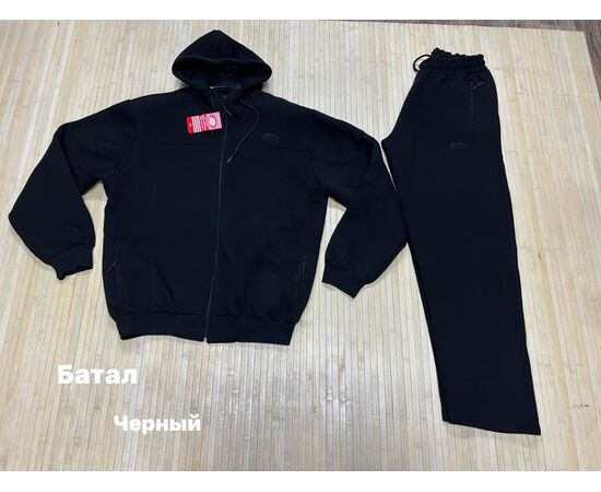 Костюм спортивний чоловічий NW184 black р.3XL-5XL "Navas" недорого оптом від прямого постачальника Костюм спортивний чоловічий NW184 black р.3XL-5XL "Navas" недорого оптом від прямого постачальника