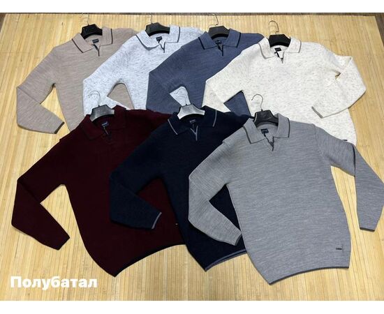 Свитер мужской NW296 d.grey р.L-2XL "Navas" недорого оптом от прямого поставщика Фотография Свитер мужской NW296 d.grey р.L-2XL "Navas" недорого оптом от прямого поставщика