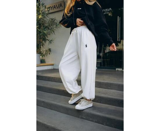 Штаны спортивные женские тёплые 116 white р.S-L "Little Secret" недорого оптом от прямого поставщика Фотография Штаны спортивные женские тёплые 116 white р.S-L "Little Secret" недорого оптом от прямого поставщика