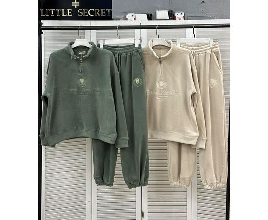 Костюм спортивний жіночий 2923 khaki р.M-XL "Little Secret" недорого оптом від прямого постачальника Костюм спортивний жіночий 2923 khaki р.M-XL "Little Secret" недорого оптом від прямого постачальника