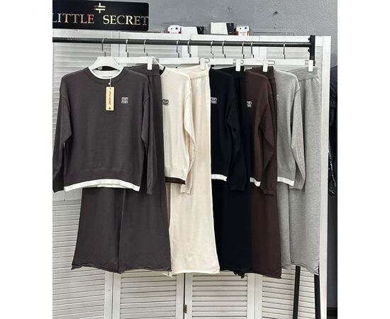 Костюм спортивний жіночий теплий W70 d.grey р.one size "Little Secret" недорого оптом від прямого постачальника Костюм спортивний жіночий теплий W70 d.grey р.one size "Little Secret" недорого оптом від прямого постачальника