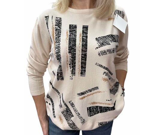 Светр жіночий 25218 l.beige р.46-52 "Elena&Vika" недорого оптом від прямого постачальника Светр жіночий 25218 l.beige р.46-52 "Elena&Vika" недорого оптом від прямого постачальника