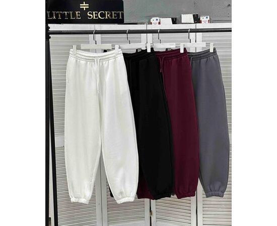 Штаны спортивные женские тёплые 500287 wine р.S-L "Little Secret" недорого оптом от прямого поставщика Фотография Штаны спортивные женские тёплые 500287 wine р.S-L "Little Secret" недорого оптом от прямого поставщика
