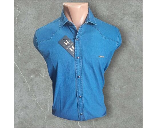 Сорочка чоловіча 6596 blue р.S-2XL "ROLADA" недорого оптом від прямого постачальника Сорочка чоловіча 6596 blue р.S-2XL "ROLADA" недорого оптом від прямого постачальника