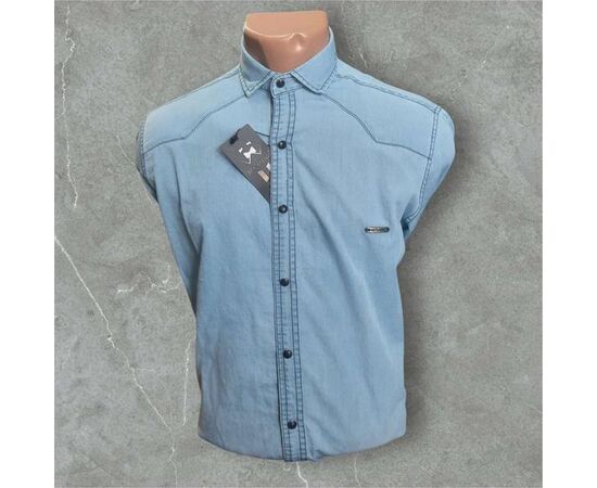 Сорочка чоловіча 6598 l.blue р.S-2XL "ROLADA" недорого оптом від прямого постачальника Сорочка чоловіча 6598 l.blue р.S-2XL "ROLADA" недорого оптом від прямого постачальника