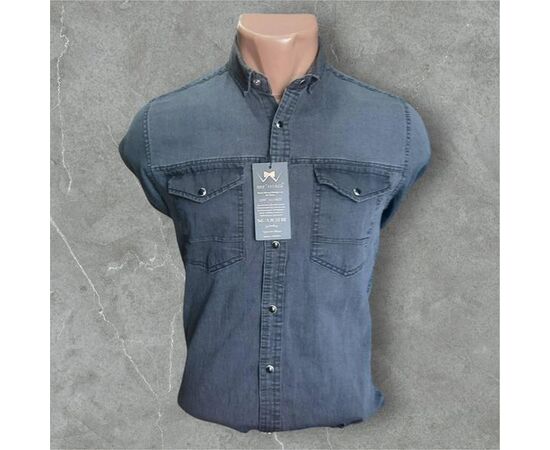 Рубашка мужская 6600 d.grey р.S-2XL "ROLADA" недорого оптом от прямого поставщика Фотография Рубашка мужская 6600 d.grey р.S-2XL "ROLADA" недорого оптом от прямого поставщика