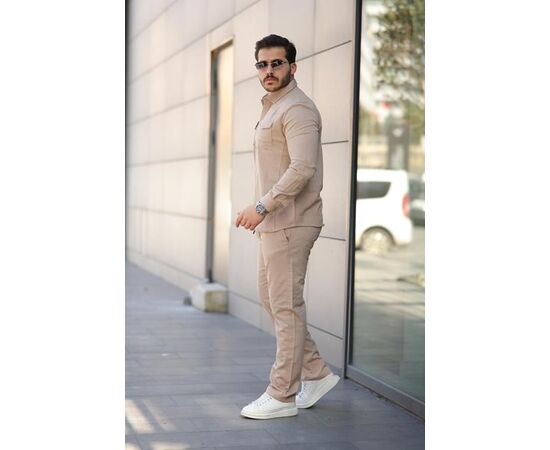 Костюм мужской 6608 beige р.S-2XL "ROLADA" недорого оптом от прямого поставщика Фотография Костюм мужской 6608 beige р.S-2XL "ROLADA" недорого оптом от прямого поставщика