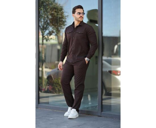 Костюм чоловічий 6611 brown р.S-2XL "ROLADA" недорого оптом від прямого постачальника Костюм чоловічий 6611 brown р.S-2XL "ROLADA" недорого оптом від прямого постачальника