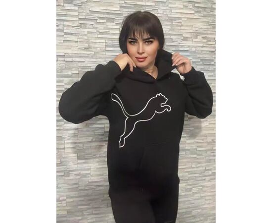 Худи женское 0033 black р.44-46 "Newe" недорого оптом от прямого поставщика Фотография Худи женское 0033 black р.44-46 "Newe" недорого оптом от прямого поставщика