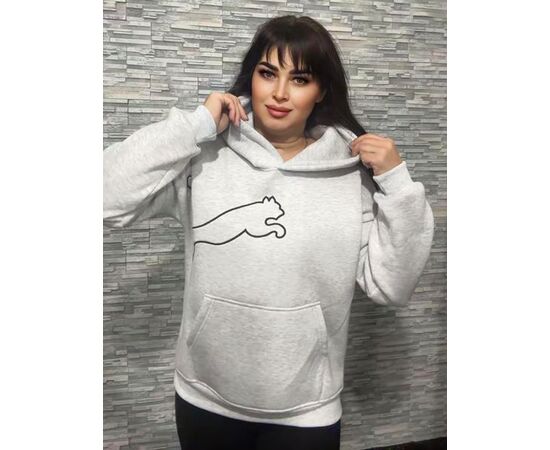 Худи женское 0033 grey р.44-46 "Newe" недорого оптом от прямого поставщика Фотография Худи женское 0033 grey р.44-46 "Newe" недорого оптом от прямого поставщика