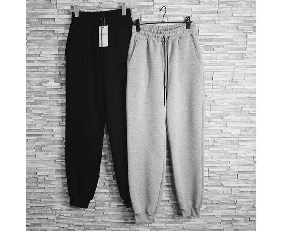 Штаны спортивные женские тёплые 1000 grey р.L-3XL "Newe" недорого оптом от прямого поставщика Фотография Штаны спортивные женские тёплые 1000 grey р.L-3XL "Newe" недорого оптом от прямого поставщика