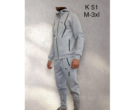 Фотография Спортивный костюм мужской на флисе размеры 48-56 (4цв) "SPORT" недорого от прямого поставщика, изображение 2