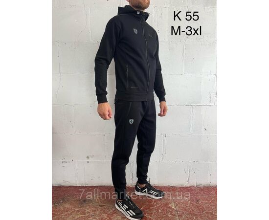 Фотография Спортивный костюм мужской на флисе размеры M-3XL (5цв) "SPORT" недорого от прямого поставщика, изображение 4