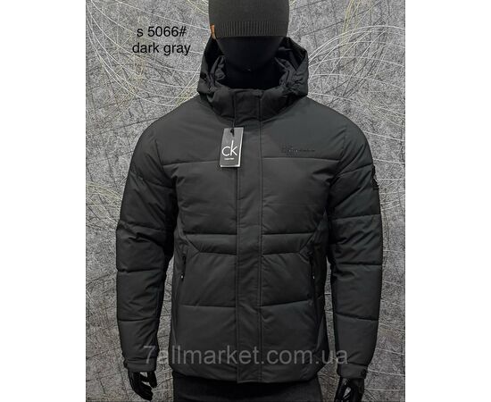 Куртка чоловіча зимова розміри L-4XL (4 кв) "PROSTOMEN" купити недорого від прямого постачальника, зображення 4