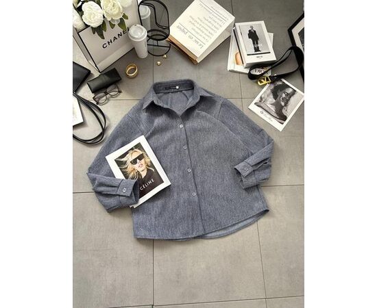 Сорочка жіноча 1138 grey р.42-58 "FEMZONE" недорого оптом від прямого постачальника Сорочка жіноча 1138 grey р.42-58 "FEMZONE" недорого оптом від прямого постачальника