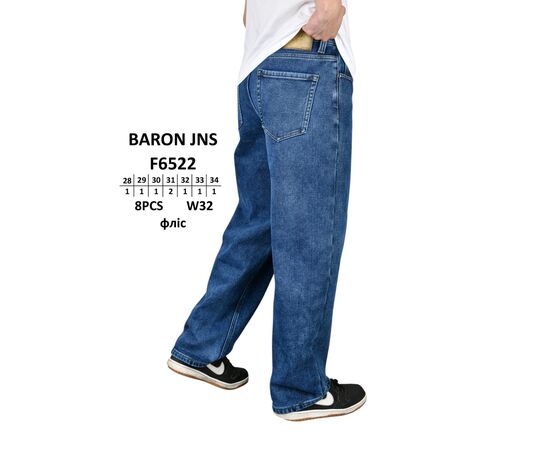 Джинси чоловічі F6522 blue р.28-34 "God Baron" недорого оптом від прямого постачальника Джинси чоловічі F6522 blue р.28-34 "God Baron" недорого оптом від прямого постачальника