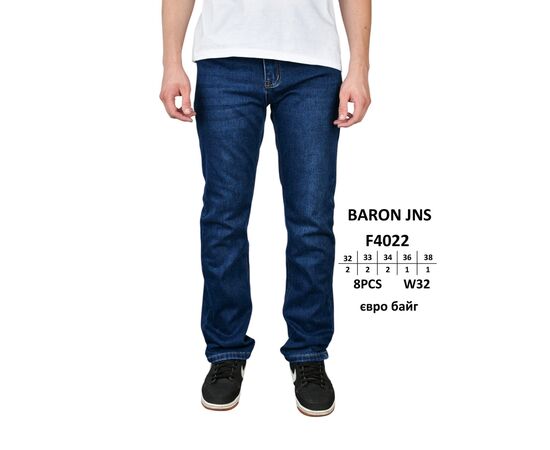 Джинси чоловічі F4022 blue р.32-38 "God Baron" недорого оптом від прямого постачальника Джинси чоловічі F4022 blue р.32-38 "God Baron" недорого оптом від прямого постачальника
