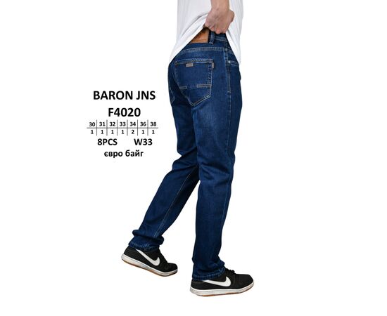 Джинси чоловічі F4020 blue р.30-38 "God Baron" недорого оптом від прямого постачальника Джинси чоловічі F4020 blue р.30-38 "God Baron" недорого оптом від прямого постачальника
