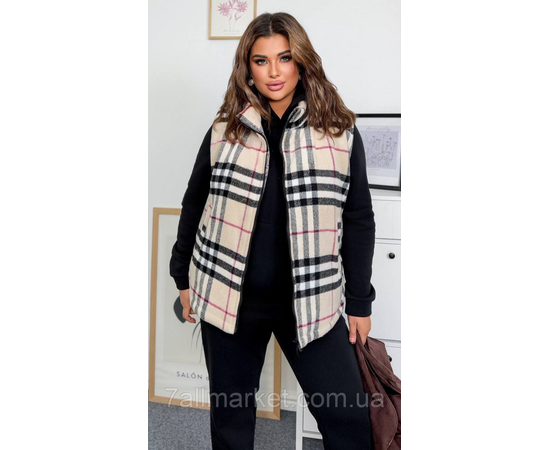 Костюм 3-ка жіночий спортивний тринитка на флісі + кашемір (46-60) "LADA" недорого від прямого постачальника, зображення 4