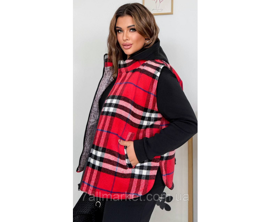 Костюм 3-ка жіночий спортивний тринитка на флісі + кашемір (46-60) "LADA" недорого від прямого постачальника, зображення 3