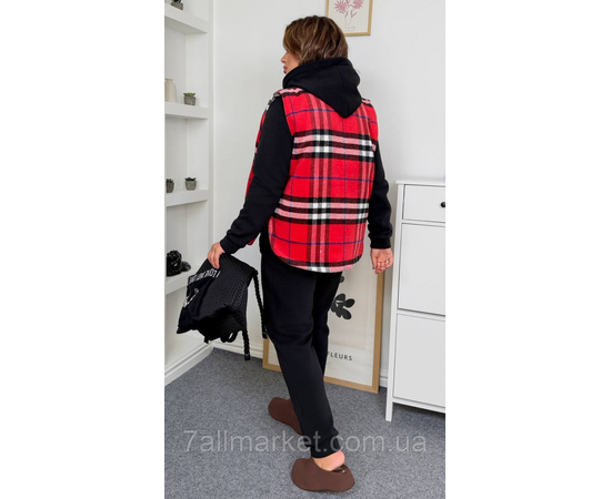 Костюм 3-ка жіночий спортивний тринитка на флісі + кашемір (46-60) "LADA" недорого від прямого постачальника, зображення 4