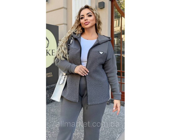 Костюм жіночий прогулянковий на флісі (46-60) "LADA" недорого від прямого постачальника, зображення 3