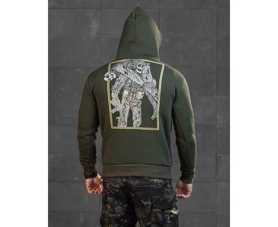 Худи мужской 596 khaki р.48-54 "Madoka" недорого оптом от прямого поставщика, изображение 2 Фотография Худи мужской 596 khaki р.48-54 "Madoka" недорого оптом от прямого поставщика, изображение 2