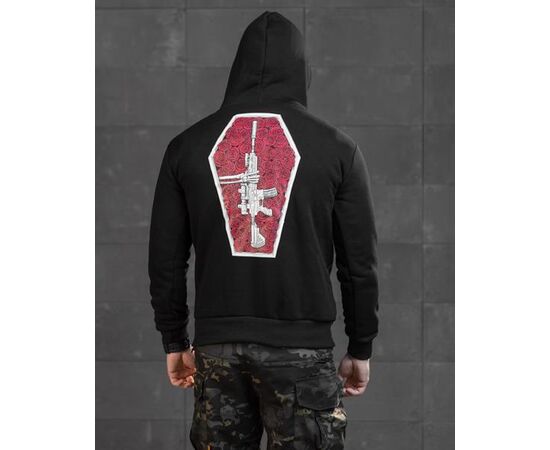 Худи мужской 603 black р.48-54 "Madoka" недорого оптом от прямого поставщика, изображение 2 Фотография Худи мужской 603 black р.48-54 "Madoka" недорого оптом от прямого поставщика, изображение 2