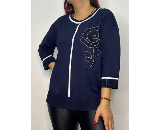 Светр жіночий 815 navy р.48-52 "Kosta" недорого оптом від прямого постачальника Светр жіночий 815 navy р.48-52 "Kosta" недорого оптом від прямого постачальника