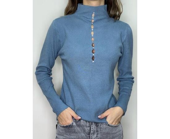 Гольф женский 9029 l.blue р.42-46 "Kosta" недорого оптом от прямого поставщика Фотография Гольф женский 9029 l.blue р.42-46 "Kosta" недорого оптом от прямого поставщика