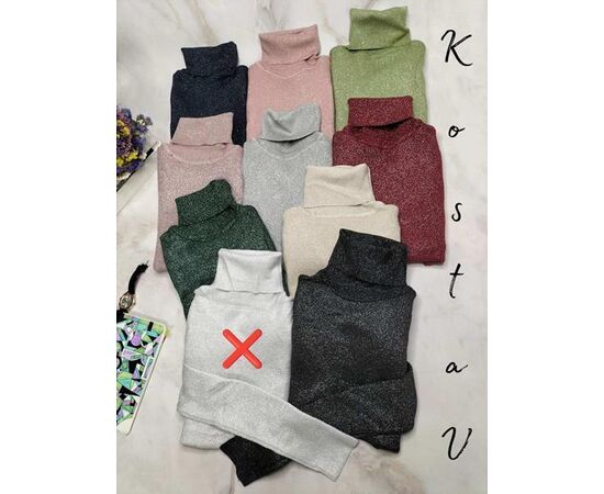 Гольф жіночий 999-2 d.green р.42-46 "Kosta" недорого оптом від прямого постачальника Гольф жіночий 999-2 d.green р.42-46 "Kosta" недорого оптом від прямого постачальника