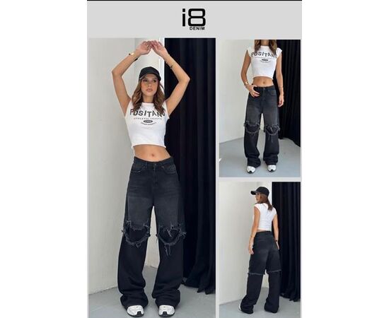 Джинси жіночі TB15 black р.25-30 "i8denim Women" недорого оптом від прямого постачальника Джинси жіночі TB15 black р.25-30 "i8denim Women" недорого оптом від прямого постачальника