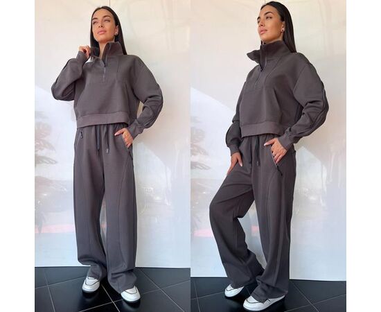 Костюм спортивний жіночий теплий TB24 grey р.S-L "i8denim Women" недорого оптом від прямого постачальника Костюм спортивний жіночий теплий TB24 grey р.S-L "i8denim Women" недорого оптом від прямого постачальника