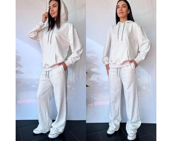 Костюм спортивный женский тёплый TB26 white р.S-L "i8denim Women" недорого оптом от прямого поставщика Фотография Костюм спортивный женский тёплый TB26 white р.S-L "i8denim Women" недорого оптом от прямого поставщика