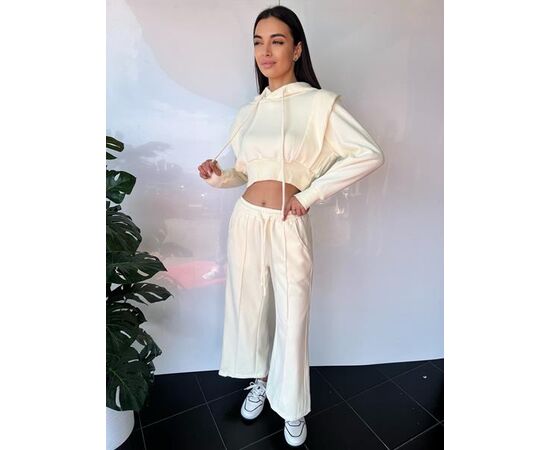 Костюм спортивный женский тёплый TB31 white р.S-L "i8denim Women" недорого оптом от прямого поставщика Фотография Костюм спортивный женский тёплый TB31 white р.S-L "i8denim Women" недорого оптом от прямого поставщика