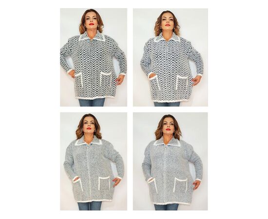 Кофта жіноча тепла 2200 mix р.54-60 "ITALIA" недорого оптом від прямого постачальника Кофта жіноча тепла 2200 mix р.54-60 "ITALIA" недорого оптом від прямого постачальника