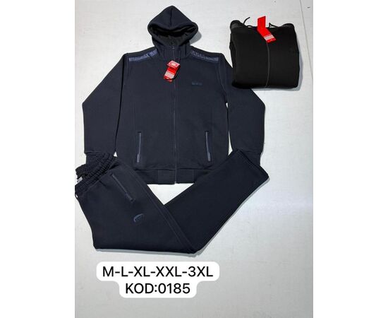 Костюм спортивный мужской 0185 navy р.M-3XL "Cramp" недорого оптом от прямого поставщика Фотография Костюм спортивный мужской 0185 navy р.M-3XL "Cramp" недорого оптом от прямого поставщика