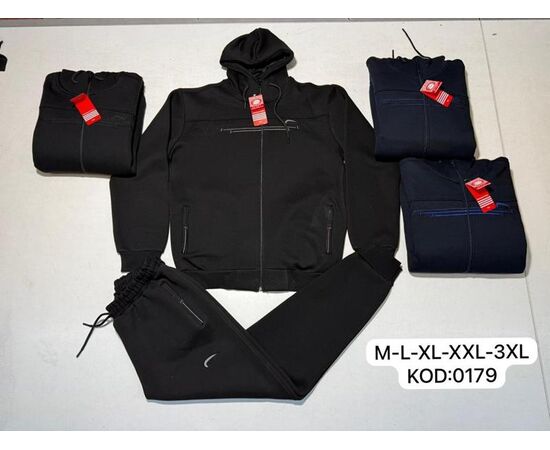 Костюм спортивный мужской 0179 navy-blue р.M-3XL "Cramp" недорого оптом от прямого поставщика Фотография Костюм спортивный мужской 0179 navy-blue р.M-3XL "Cramp" недорого оптом от прямого поставщика