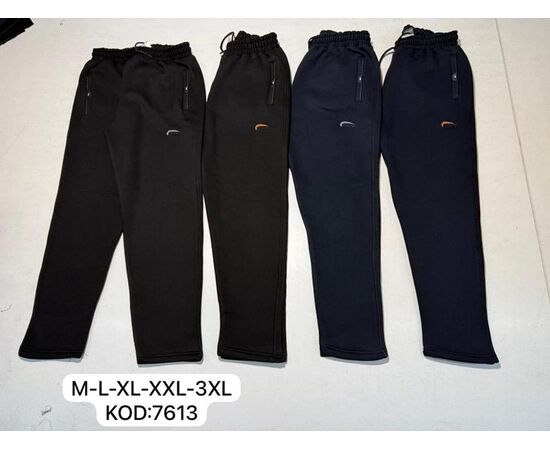 Штаны спортивные мужские 7613 black-orange р.M-3XL "Cramp" недорого оптом от прямого поставщика Фотография Штаны спортивные мужские 7613 black-orange р.M-3XL "Cramp" недорого оптом от прямого поставщика