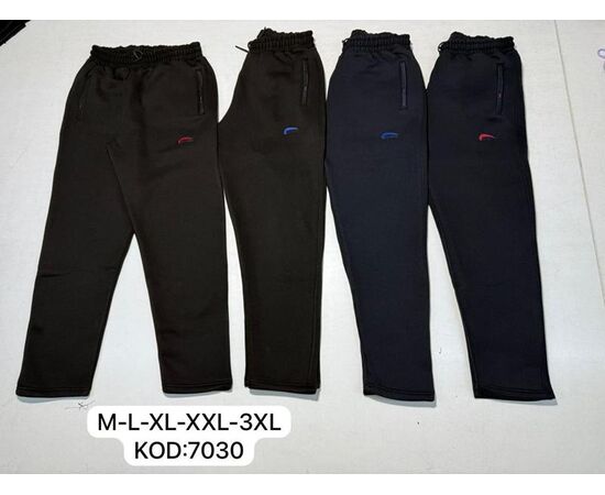 Штаны спортивные мужские 7030 black-red р.M-3XL "Cramp" недорого оптом от прямого поставщика Фотография Штаны спортивные мужские 7030 black-red р.M-3XL "Cramp" недорого оптом от прямого поставщика